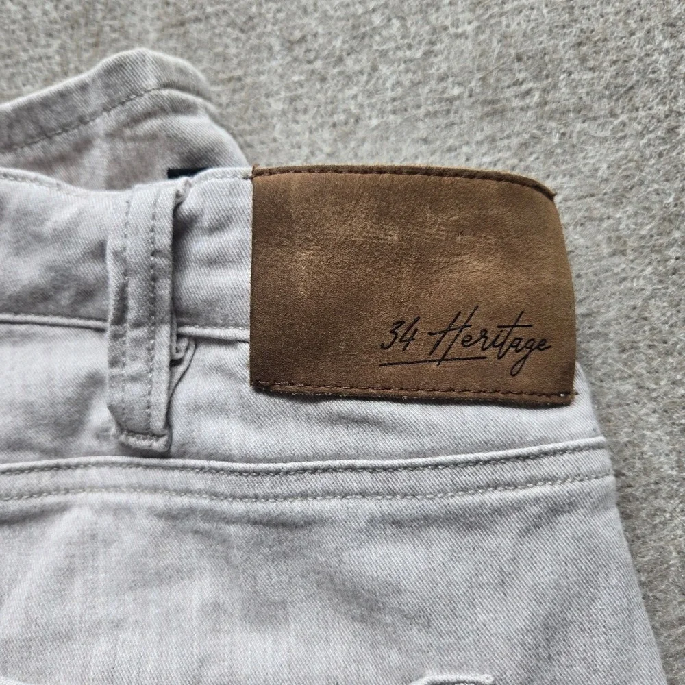 34 Heritage Charisma Comfort Rise Classic Leg Pants Beige 42x32 Mens